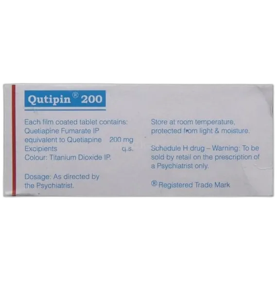 qutipin 200mg tablet 10's